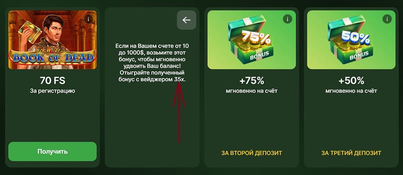 Условия акции для пользователей